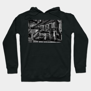 HDR Urban Graffiti Monochrome Hoodie